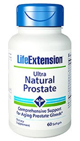 Life Extension Ultra Natural Prostate Softgels, 60 Count