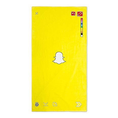 Official Snapchat Beach Towel