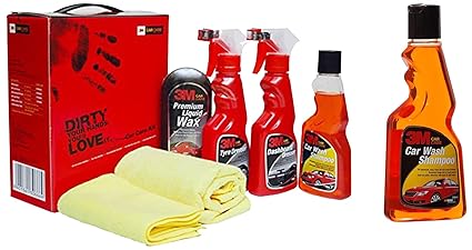 3M Small Car Care Kit & Car Care Car Wash Shampoo, 250ml