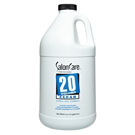 Salon Care 20 Volume Clear Developer 1/2 Gallon