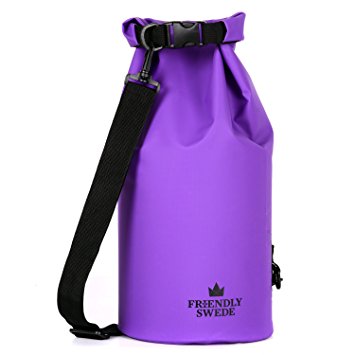 The Friendly Swede Dry Bags, Compact and Lightweight - sizes 2-20L in Water Resistant 500D PVC Tarpaulin by