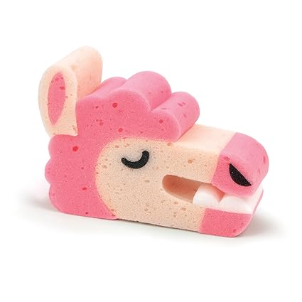 Genuine Fred Bath Biters, Children's Bath Sponge, Llama