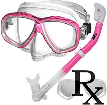 Prescription Purge Mask Dry Snorkel Snorkeling Scuba Diving Combo Set /SCS0005