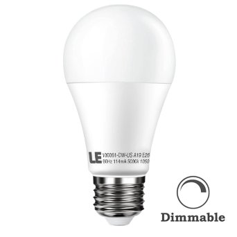 LE® 12W Dimmable A19 E26 LED Bulbs, 75W Incandescent Bulbs Equivalent, 1050lm, Daylight White, 5000K, 180° Flood Beam, E26 Medium Base, LED Light Bulbs