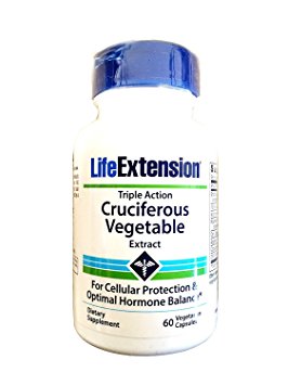 Triple Action Cruciferous Vegetable Extract 60 VegiCaps (Pack of 2)