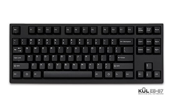 KUL ES-87 Tenkeyless Mechanical Keyboard (Cherry MX Blue)