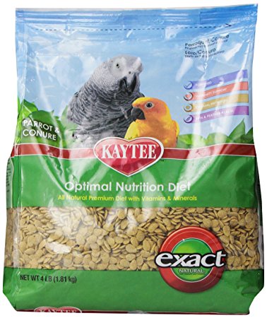 Kaytee Exact Natural Bird Food for Parrots and Conures