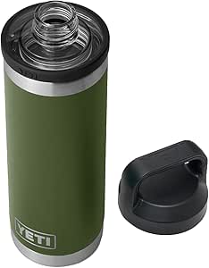 YETI Rambler 18 oz Bottle, Vacuum Insulated, Stainless Steel with Chug Cap