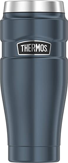 Thermos Stainless King 16 Ounce Travel Tumbler, Slate