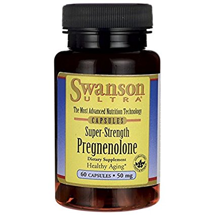 Swanson Ultra Super Strength Pregnenolone (50mg, 60 Capsules)