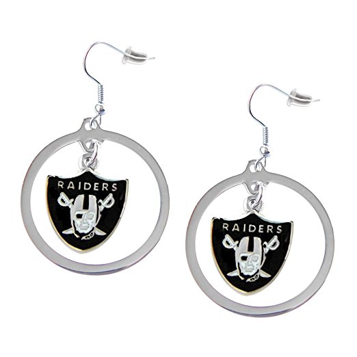 NFL Baltimore Ravens Charm Hoop Earring Set