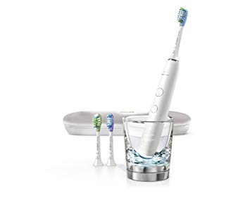 Philips Sonicare DiamondClean Smart Electric, Rechargeable toothbrush for Complete Oral Care – 9300 Series, White, HX9903/30 FFP