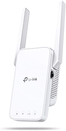 TP-Link AC1200 Mesh Wi-Fi Range Extender, Dual band Broadband/Wi-Fi Extender, Wi-Fi Booster/Hotspot with 1 Ethernet Port, Plug and Play, Smart signal indicator, Build-in AP mode, UK Plug, White(RE315)