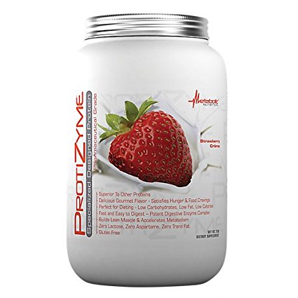 Metabolic Nutrition Protizyme Strawberry Creme 2lb