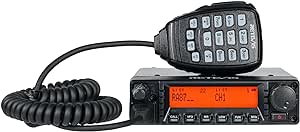 Retevis RA87 GMRS Mobile Radio, 40W Mobile GMRS Repeater, GMRS Transceiver 8 Repeater Channels Base Station, Mobile GMRS Two Way Radio for Off-Road(Black 1Pack)