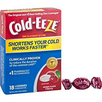 Cold-Eeze Cold Eeze Cold Remedy All Natural Cherry Flavor 18 Lozenges - 1 Pack - The original and #1 best-selling zinc lozenges