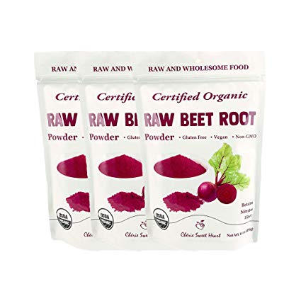 Organic Beet Root Powder (1 lb) by Chérie Sweet Heart, Raw & Non-GMO (3)