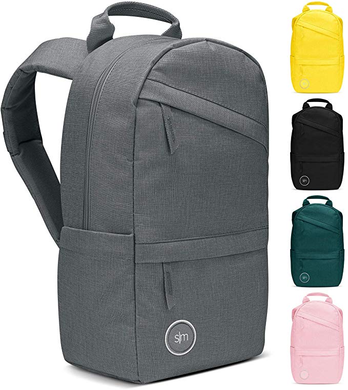 Simple Modern Legacy Backpack with Laptop Compartment Sleeve - 10L Travel Bag for Men & Women College Work School -Slate