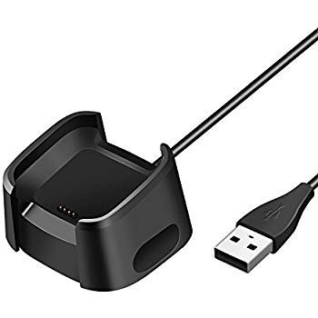 Fitbit Versa Charger Replacement USB Charging Cable Charger Dock Stand Cradle Adapter for New Fitbit Versa Smartwatch by Master Cables