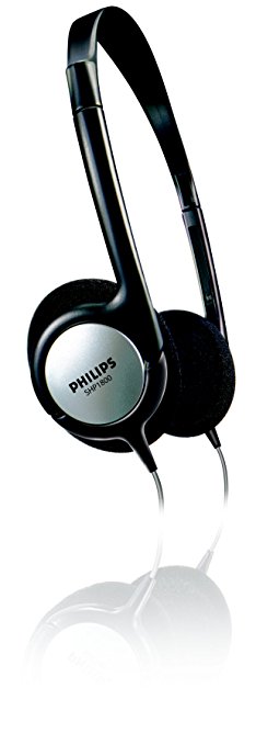 Philips SHP1800/00 Indoor Corded TV Headphones - Black