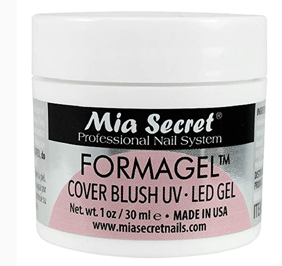 Mia Secret Nudes 1oz Formagel Gel Nail Builder - UV Led Gel - Cover Blush - Cover Tan - Candy Pink Pick Yours (Cover Blush)