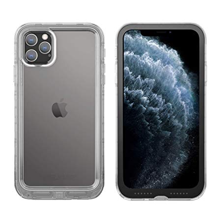 Pelican iPhone 11 Pro Max Case, Marine Case - Military Grade Drop Tested – TPU, Polycarbonate, Liquid Silicon Protective Case for Apple iPhone Xs Max (Clear/Black)