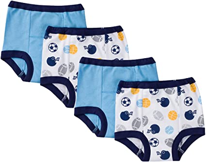 GERBER Baby Boys' 4 Pack Training Pants Toddler Underwear