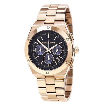 Michael Kors MK6148 43mm Gold Plated Stainless Steel Case Rose Gold Gold Plated Stainless Steel Mineral Men's Watch