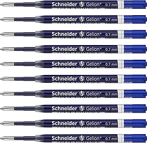 Schneider 103903 Gelion Plus Gelmine (Großraummine G2-Format) 10er Packung blau