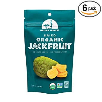 Mavuno Harvest Direct Trade Organic Dried Fruit, Jackfruit, 2 Ounce (Pack of 6)