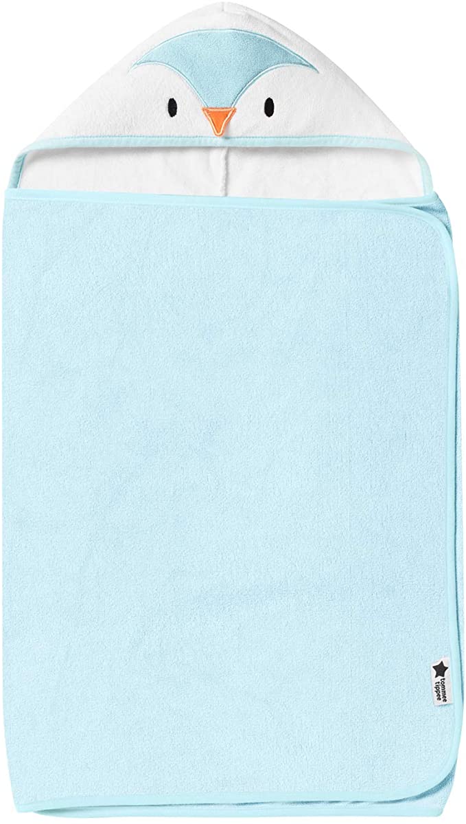 Tommee Tippee Hug ‘N’ Dry Hooded Towel 6-48 months, Blue