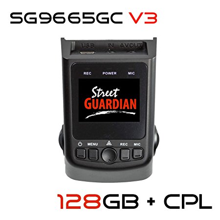 Street Guardian SG9665GC v3 2017 edition   128GB microSD Card   CPL   USB/OTG Android Card Reader   GPS, Supercapacitor Sony Exmor IMX322 WDR CMOS Sensor DashCam 1080P 30FPS (Best Of - DashCamTalk)