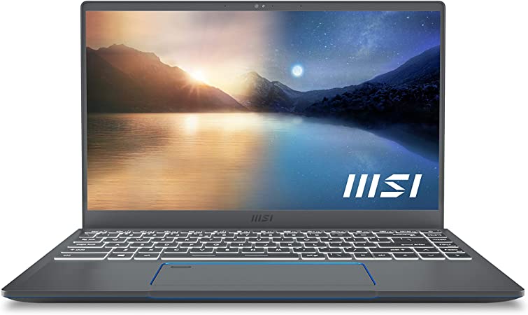 MSI Prestige 14 Evo Professional Laptop: 14" FHD Ultra-Thin Bezel Display, Intel Core i7-1195G7, Intel Iris Xe, 16GB RAM, 512GB NVMe SSD, Thunderbolt 4, Win10 Home, Intel Evo, Carbon Gray (A11MO-052)