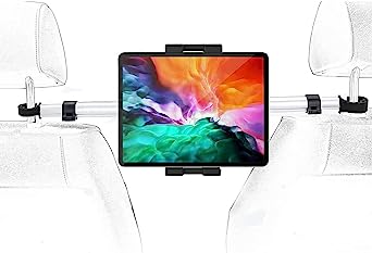 Auto Kopfstützen Tablet Halterung, woleyi Anti Shake KFZ Tablet Kopfstützenhalter mit 360° Drehbar für iPad Pro 9,7, 10,5, 12,9 Air Mini, iPhone, Galaxy Tabs, Switch, mehr 4-13" Telefon und Tablet