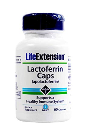 Life Extension Lactoferrin (apolactoferrin) 300 Mgs, 60 capsules (60 (Pack of 2))