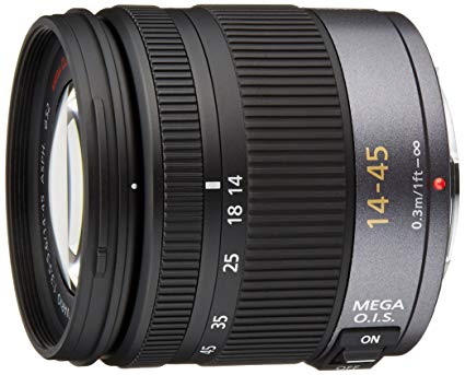 Panasonic LUMIX G VARIO 14-45mm/F3.5-5.6 ASPH./MEGA O.I.S. Lens | H-FS014045 - International Version (No Warranty)