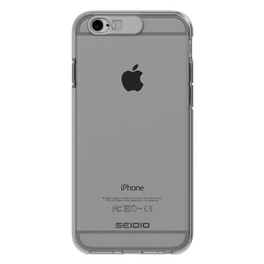 Seidio LUMA Case for iPhone 6  6s Notification Light Case Customizable - Retail Packaging - Clear