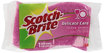 Scotch-Brite Delicate Duty Scrub Sponge, 1ct