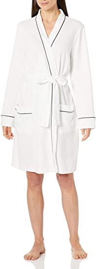 Amazon Essentials Women's Lightweight Waffle Mid-Length Robe