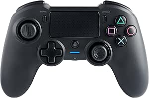 NACON Asymmetric Wireless PC-Gamepad, Playstation 4, Schwarz – Zubehör für Videospiele, (Gamepad, PC, Playstation 4, Analog/Digital, Optionen, Share, mit Kabel & kabellos, Bluetooth/USB)