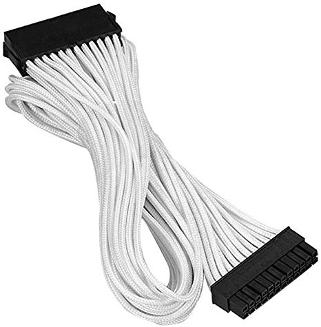 Antec ATX 24 pin Sleeved Cable Extension 50cm White