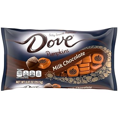 DOVE PROMISES Milk Chocolate Harvest Pumpkin Halloween Candy 8.87-Ounce Bag