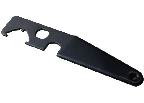 Enhanced AR15 Armorer Stock Spanner Wrench with Handle
