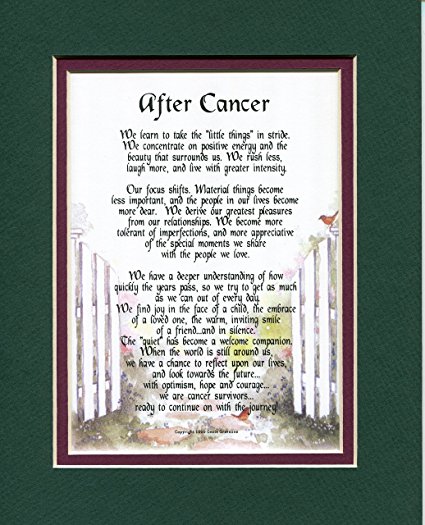 Gift Present Poem For Someone Battling Fighting Cancer.