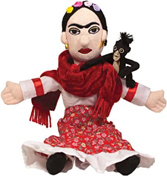 Frida Kahlo Little Thinker - 11" Plush Doll for Kids and Adults
