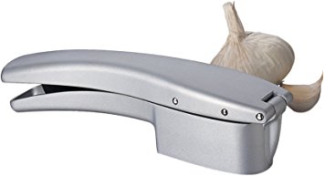 Amco Garlic Press and Slicer, Cast Zinc