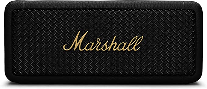 Marshall Emberton II Portable Bluetooth Speaker - Black & Brass