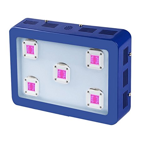 King X5 1500W COB LED Grow Light Module Design Full Spectrum for Greenhouse and Indoor Plant Flowering Growing (Blue)