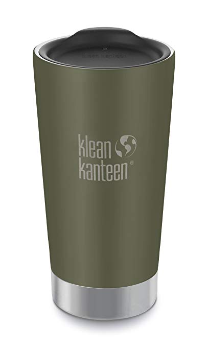 Klean Kanteen Double Wall Vacuum Insulated Stainless Steel Tumbler Cup with Tumbler Lid