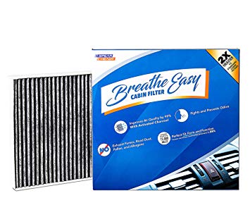 Spearhead Premium Breathe Easy Cabin Filter, Up to 25% Longer Life w/Activated Carbon (BE-176)